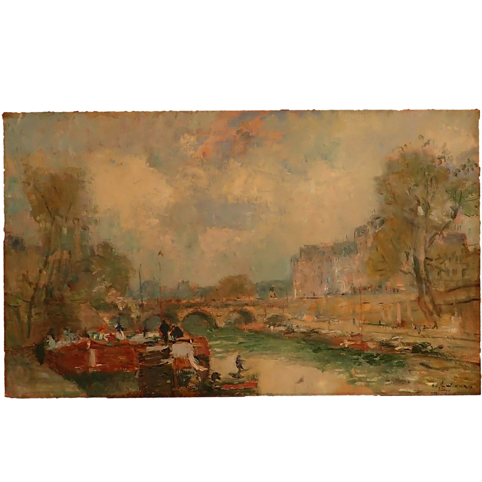 The Pont Neuf de la Cite - Albert Lebourg Paintings